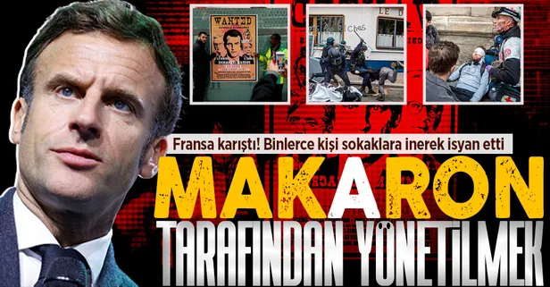 Paris sokakları karıştı! Enflasyon ve hayat pahalılığına isyan eden binlerce kişi sokaklara indi