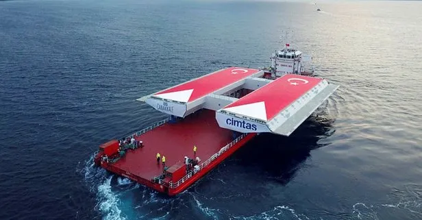 Taşınması tam 18 saat sürdü! 700 ton ağırlığında, Türkiye merakla bekliyor
