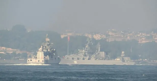 Son dakika: Rus savaş gemisi İstanbul Boğazı’ndan geçti!