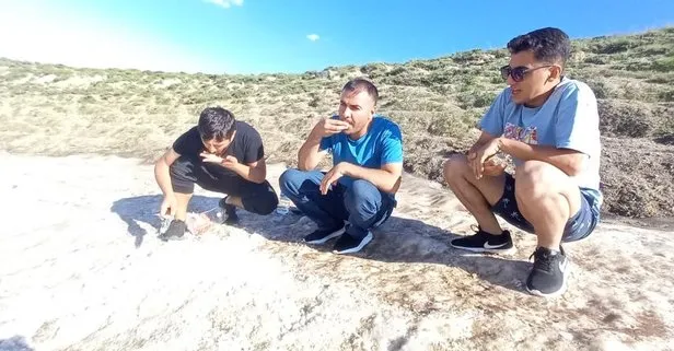 Yaz ortasında kar keyfi