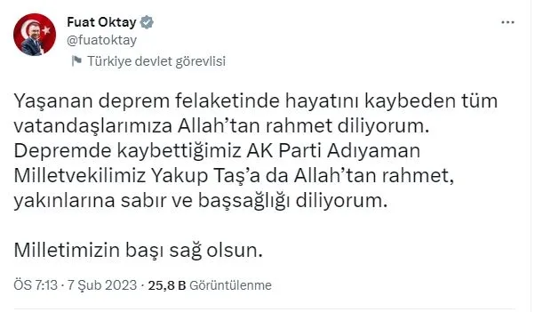 baskan-erdogan-depremde-vefat-eden-ak-partili-yakup-tasin-ailesine-bassagligi-bolgeyi-ziyaret-edecegim-1675794307349.jpg Başkan Erdoğan depremde vefat eden AK Partili Yakup Taş’ın ailesine başsağlığı! "Bölgeyi ziyaret edeceğim..."-6