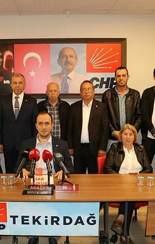 CHP Tekirdağ'da toplu istifa şoku!