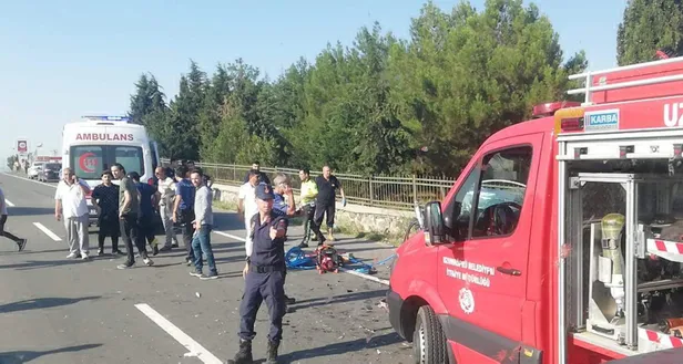 Son dakika: Edirne'de feci kaza: 4 ölü, 2 yaralı-3