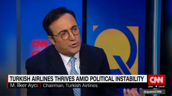 THY Yönetim Kurulu Başkanı İlker Aycı, CNN Internatıonal’a konuk oldu-1