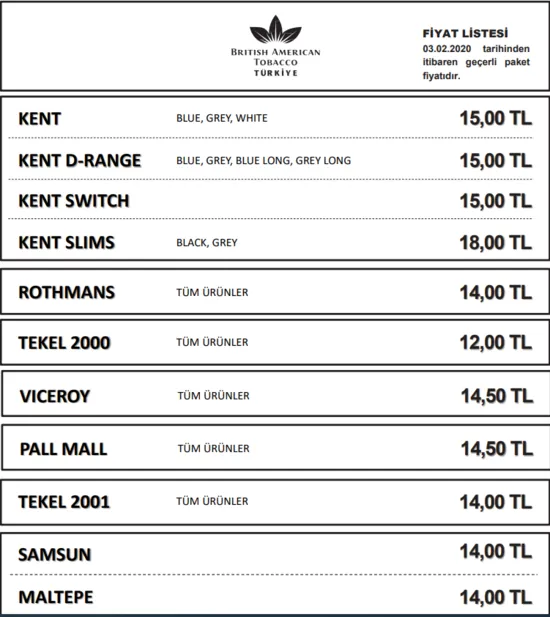 5 Şubat sigara fiyatları zammı var mı? Sigara fiyatları güncellendi! İşte yeni sigara fiyatları...-2