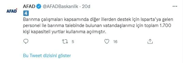 Son dakika: AFAD'dan Isparta'daki elektrik kesintisine ilişkin açıklama: 1.700 kişi kapasiteli yurtlar kullanıma açılmıştır-6