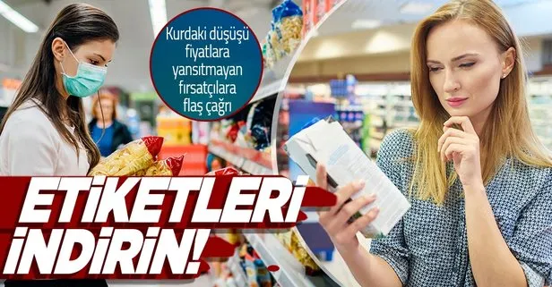 Fırsatçılığa geçit verilmesin! Döviz kurları düştü marketler etiketleri değiştirmedi!