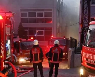 İstanbul’da fabrika yangını