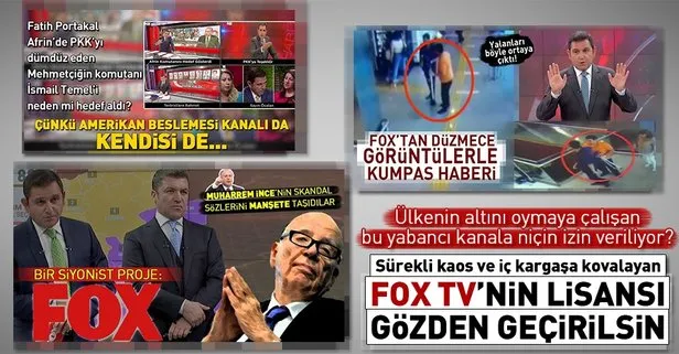 Ülkenin altını oymaya çalışan FOX TV’ye niçin izin veriliyor?