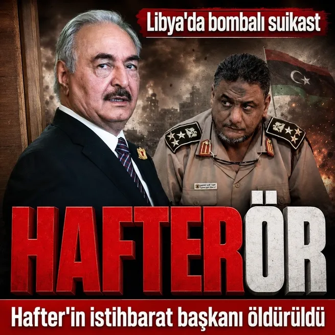 Libyada bombalı suikast: Hafterin istihbarat başkanı öldürüldü