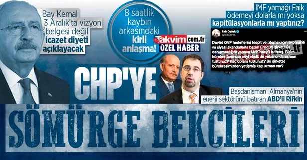 CHP’li Kemal Kılıçdaroğlu’nun 3 Aralık’taki vizyon belgesinden sömürge bekçileri çıktı! Bay Kemal’in yeni danışmanı ABD’li Jeremy Rifkin
