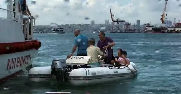 Kadıköy'de can pazarı! Tekne devrildi