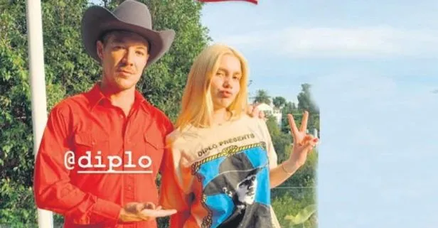 Ünlü popçu Aleyna Tilki, ABD’li DJ Diplo ile buluştu! Yeni şarkı yolda...