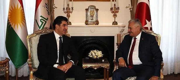 Başbakan Yıldırım, Neçirvan Barzani ile görüştü