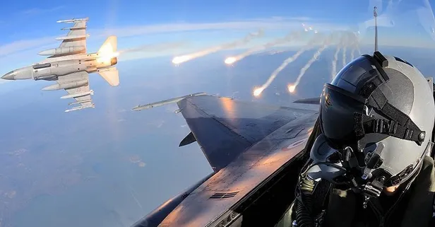 Kuzey Irak'ta PKK hedeflerine bomba yağdı