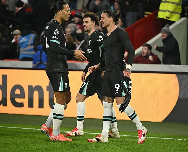 Liverpool dış sahada Brentford’u geçti