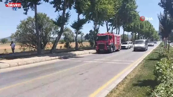 Menteşe'de yangın!