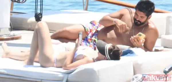 Fahriye Evcen ve Burak Özçivit'in oğlu Kerem ilk kez yüzünü gösterdi! Bikinili yakalanan Fahriye düzgün fiziğiyle hayran bıraktı - 11