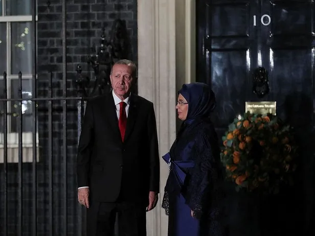 Başkan Erdoğan, İngiltere Başbakanı Boris Johnson’ın verdiği yemeğe katıldı-2
