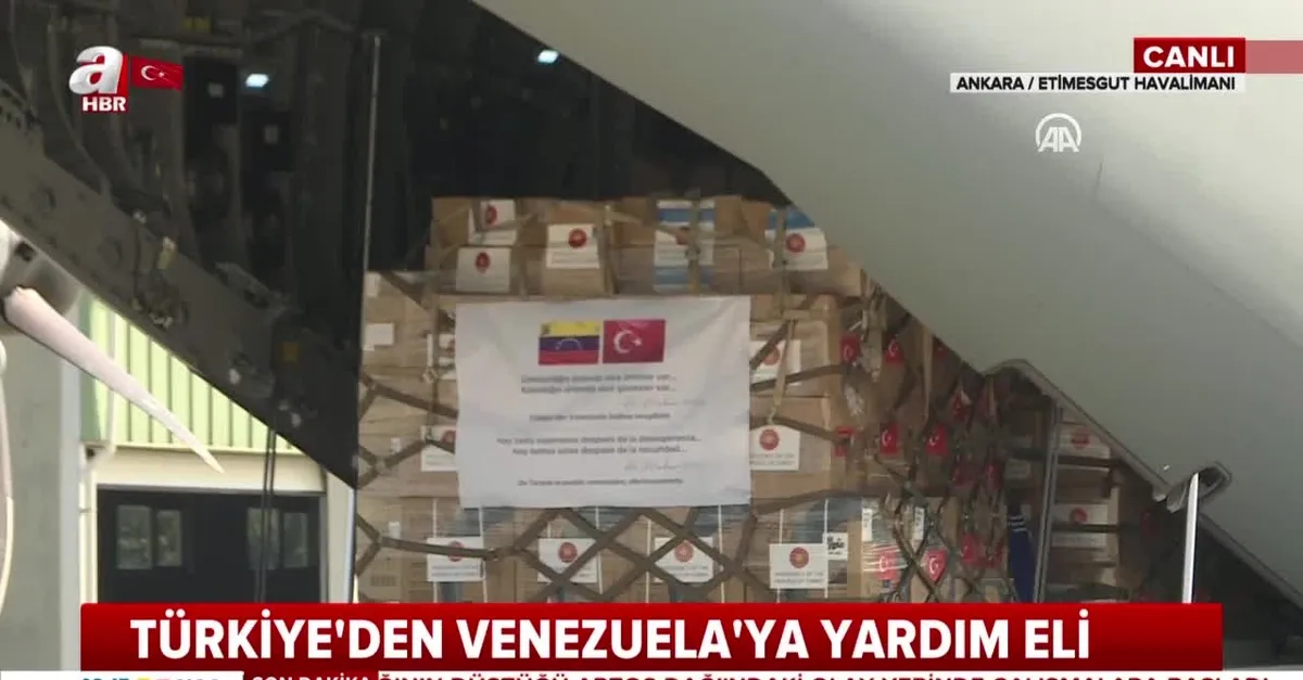 Son dakika: Türkiye'den Venezuela'ya Kovid-19'la mücadele için tıbbi yardım desteği