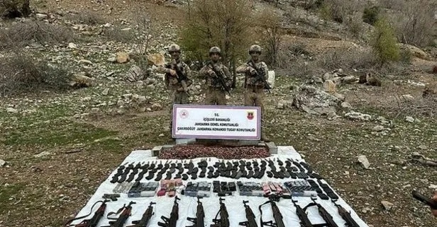 Şırnak’ta PKK’ya ağır darbe: Terör örgütüne ait silah deposu imha edildi!