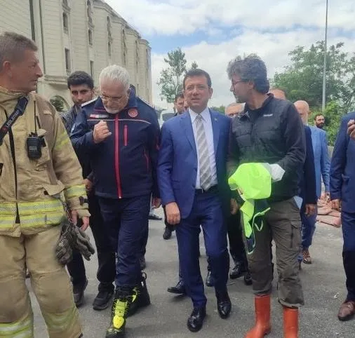 İmamoğlu Başakşehir'deki fabrika yangınına 70 saat sonra geldi! Kendisine tepki gösteren vatandaşı umursamadı-5