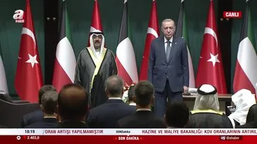 Başkan Erdoğan, Kuveyt Emiri es-Sabah’ı Ankara’da ağırladı