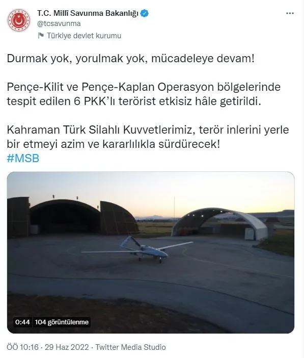 durmak-yok-yorulmak-yok-mucadeleye-devam-pkkya-pence-vurduk-6-terorist-olduruldu-1656488014119.jpg Durmak yok, yorulmak yok, mücadeleye devam! PKK'ya 'Pençe' vurduk: 6 terörist öldürüldü-1