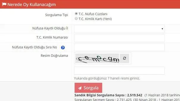 24 haziran da nerede oy kullanacagim