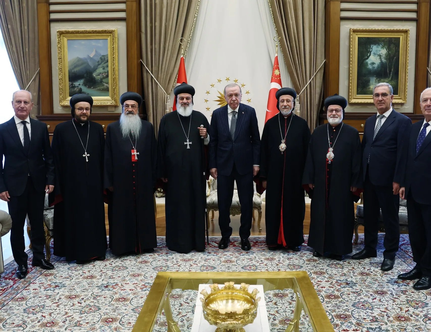 Başkan Erdoğan Patrik Mor İğnatius II. Efrem Kerim’i kabul etti