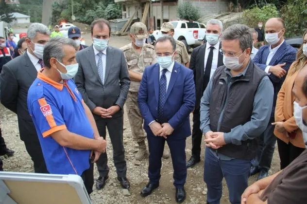 Bakan Yardımcısı Çataklı, selden etkilenen Giresun'da değerlendirme toplantısına katıldı