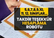 TAKDİR TEŞEKKÜR HESAPLAMA 2023! Takdir teşekkür kaç puanla alınır? 2. dönem karne nasıl hesaplanır? 5, 6, 7, 8, 9, 10, 11, 12. sınıflar...