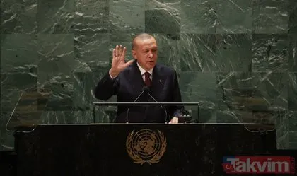Dünya, Başkan Recep Tayyip Erdoğan’ı izledi! İşte BM’deki tarihi konuşmadan kareler...