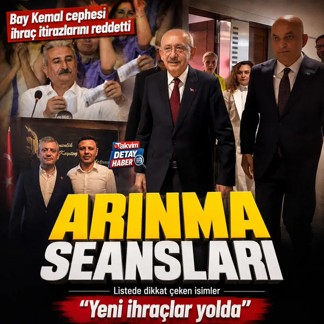 CHP YDKdan ihraç itirazlarına ret! Özgür Çelik listede