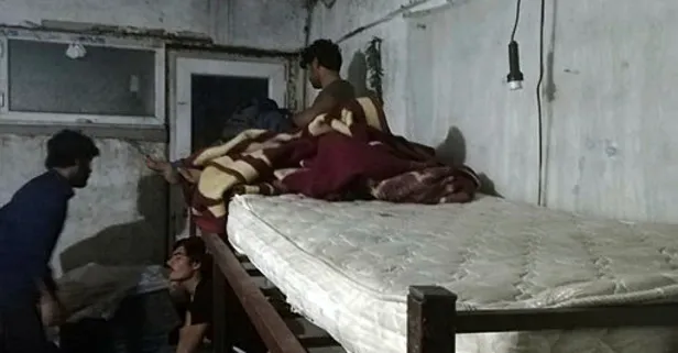 Kocaeli'de kaçak göçmen operasyonu! Aynı evde yakalandılar