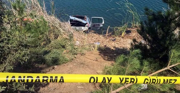 Otomobil gölete uçtu, 4 kişi boğularak hayatını kaybetti