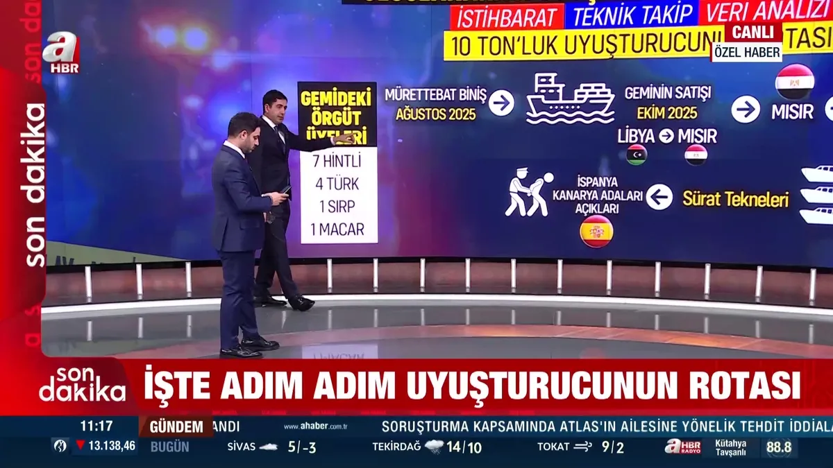 Okyanusta 10 tonluk zehir hattı: Baron Çetin Gören’in uyuşturucu ağı İstanbul’da deşifre edildi!