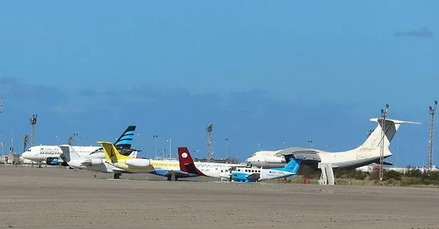 Libya’daki Uluslararası Mitiga Havaalanı’nda uçuşlar durduruldu