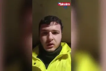 Batan gemiden sevgilisine son kez mesaj göndermiş! İşte o video
