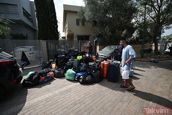 Siyonistler tası tarağı toplayıp kaçıyor! A Haber İsrail Tel Aviv'deki yıkımı görüntüledi... Binalar enkaza, araçlar hurda yığınına döndü - 17