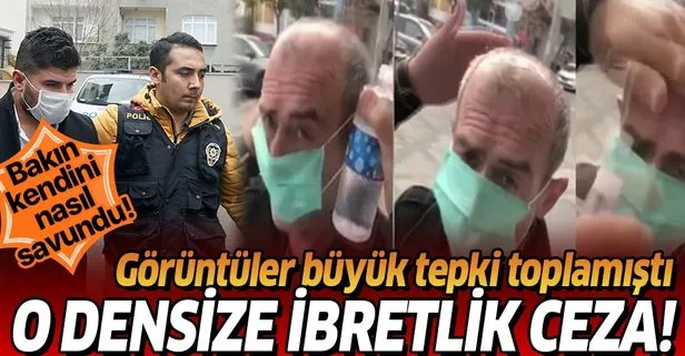Son dakika: İstanbul’da yaşlı adama maske takıp kolonya döken kişiye ibretlik ceza