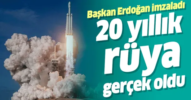 Başkan Erdoğan imzaladı, 20 yıllık rüya gerçek oldu! Türkiye Uzay Ajansı hakkındaki kararname Resmi Gazete’de