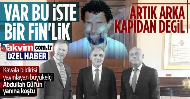 Türkiye’ye Osman Kavala’yı derhal serbest bırak diyen Finlandiya Büyükelçisi Ari Maki, Abdullah Gül ile görüştü