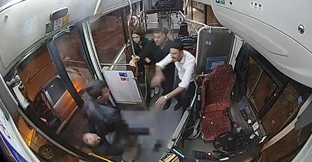 İETT otobüsünün içi karıştı! Şoför kalbinden bıçaklandı: Saldırgan tutuklandı | O ANLAR KAMERADA