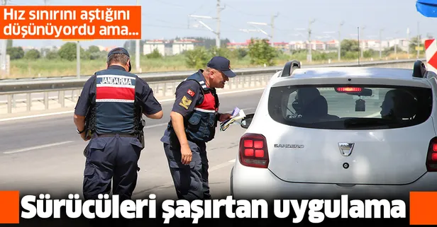 Sürücüleri şaşırtan uygulama! Jandarma'dan yorulan sürücülere çay ikramı