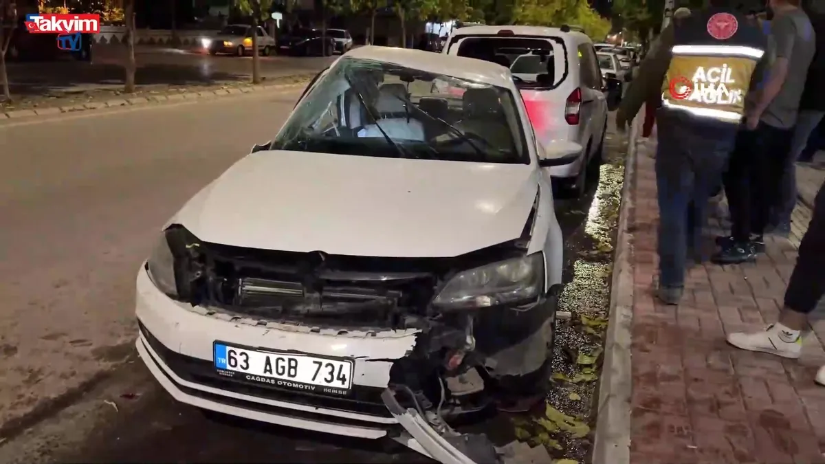 Siverek'te iki otomobil çarpıştı: 4 yaralı