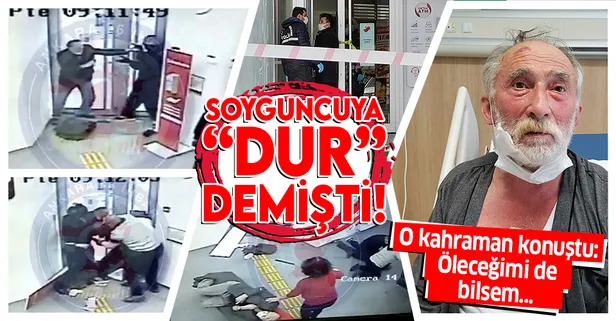 Ankara'daki banka soygununa "dur" demişti! O kahraman ilk kez konuştu