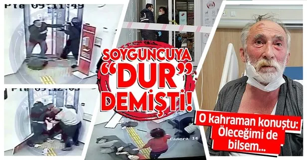 Ankara’daki banka soygununa dur demişti! O kahraman ilk kez konuştu