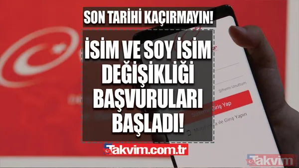 Nüfus Ve Vatandaşlık İşleri Genel Müdürlüğü Duyurdu. Ad Ve Soy Ad Değişikliği Artık E-Devlet'ten De Yapılabilecek. Bu Durumuna Ardından Binlerce İsim...