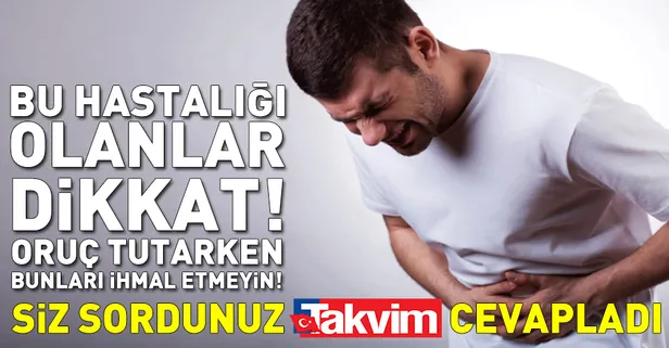 Reflüsü olanlar Ramazan ayına dikkat